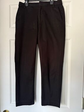 Vince Black Coin Pocket Cropped Chino Pants